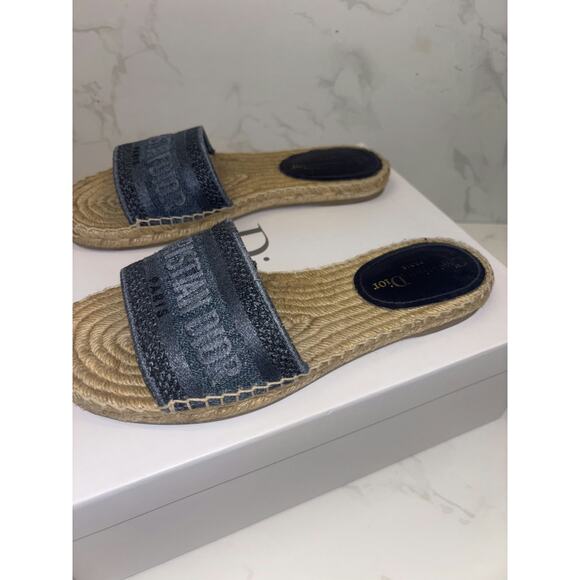 Christian Dior Espadrille Slides - Picture 4 of 5